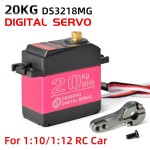 Accessori digitali DS3218 per 1/8 1/10 in scala 1/12 RC auto Buggy cingolato impermeabile 20KG/0.14sec in metallo ingranaggio Drone per RC